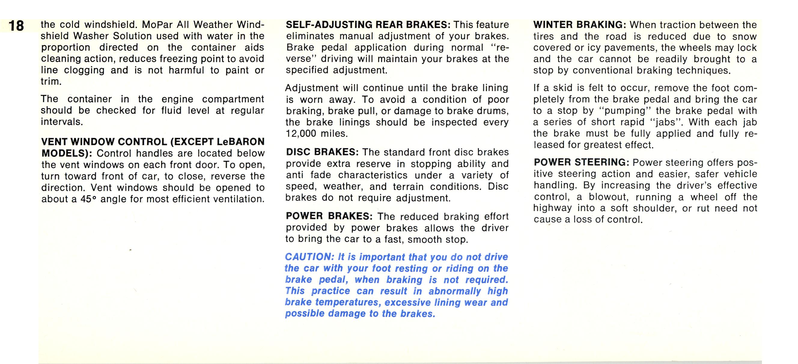 1968 Chrysler Imperial Owners Manual Page 11